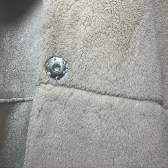 URBAN OUTFITTERS (OU) - Felicity Reversible Faux Fur Coat - Beige - Women’s M - Picture 13 of 16